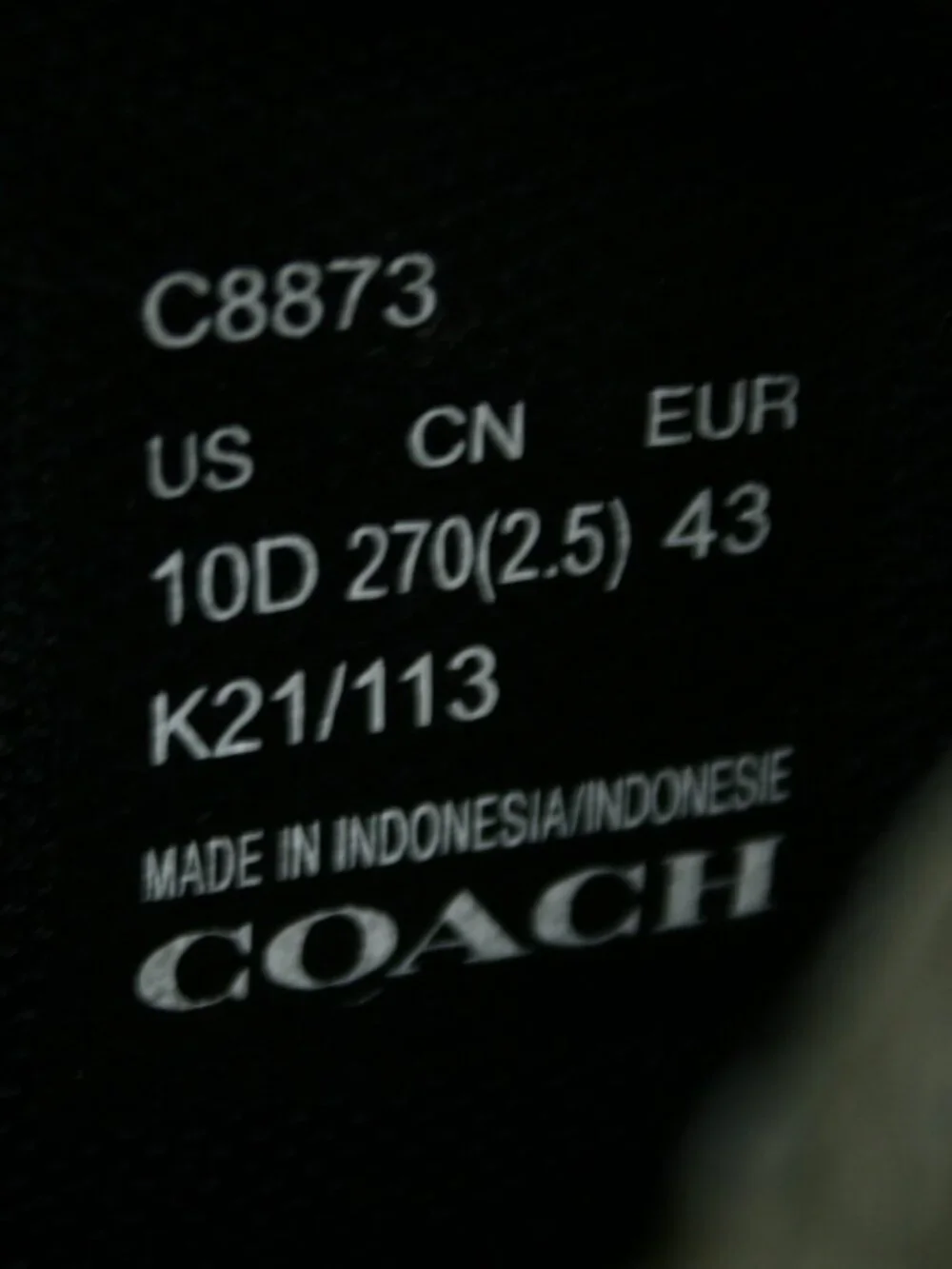 Coach men 10